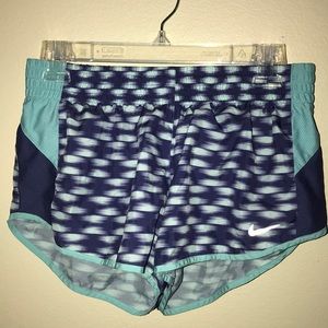 Blue Printed Nike Shorts